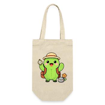 Cactus explorateur avec sac à dos - Sac à bouteille - nature - Devant