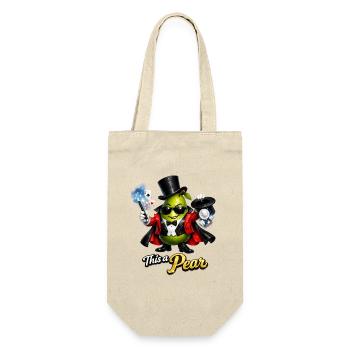 This A Pear - Funny Magician Fruit Pun - Gift Bag for Bottles - nature - Front