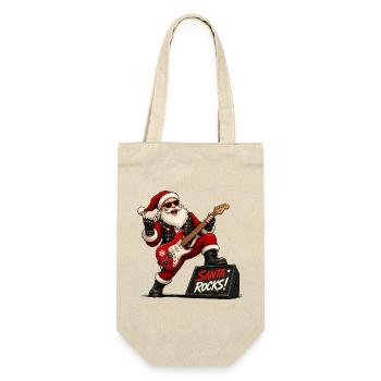 Santa Rocks - Gift Bag for Bottles - nature - Front