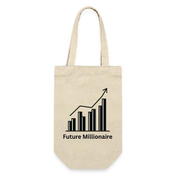 Future Millionaire – Mentalité de conception d’entreprise - Sac à bouteille - nature - Devant