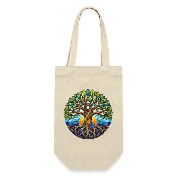 Glass Tree of Life - Gift Bag for Bottles - nature - Front