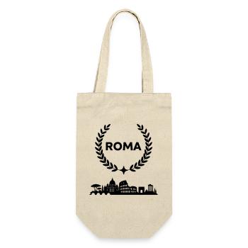 Roma - Geschenkbeutel für Flaschen - Natur - Vorne