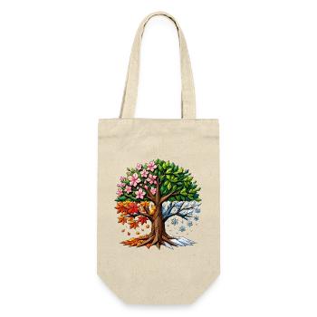 Polygone de l’arbre des quatre saisons - Sac à bouteille - nature - Devant