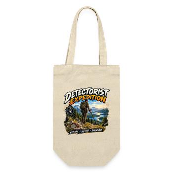 Detektorist-Expedition-Metalldetektor-Abenteuer - Geschenkbeutel für Flaschen - Natur - Vorne
