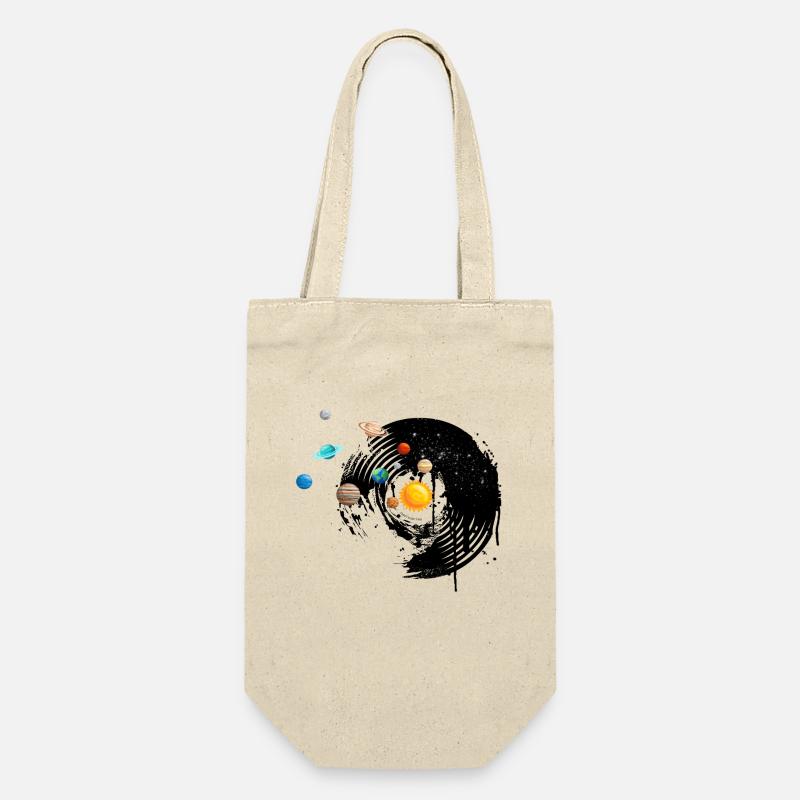 Vinyl Record - Gift Bag for Bottles - nature