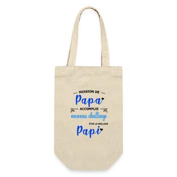 Mission de papa accomplie nouveau challenge être  - Sac à bouteille - nature - Devant