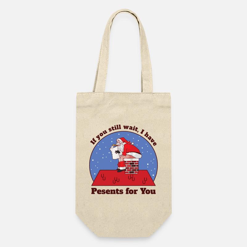 Père Noël faisant caca - Sac à bouteille - nature