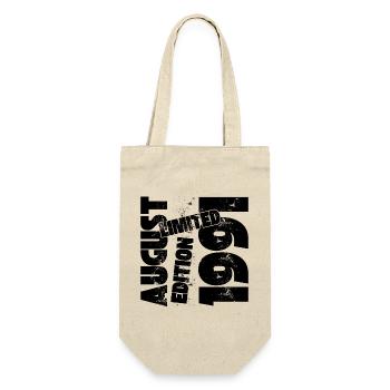 AUGUST 1991 LIMITIERTE AUFLAGE - Geschenkbeutel für Flaschen - Natur - Vorne