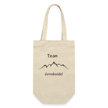 Team Germknödel , wandern - Geschenkbeutel für Flaschen - Natur - Vorne