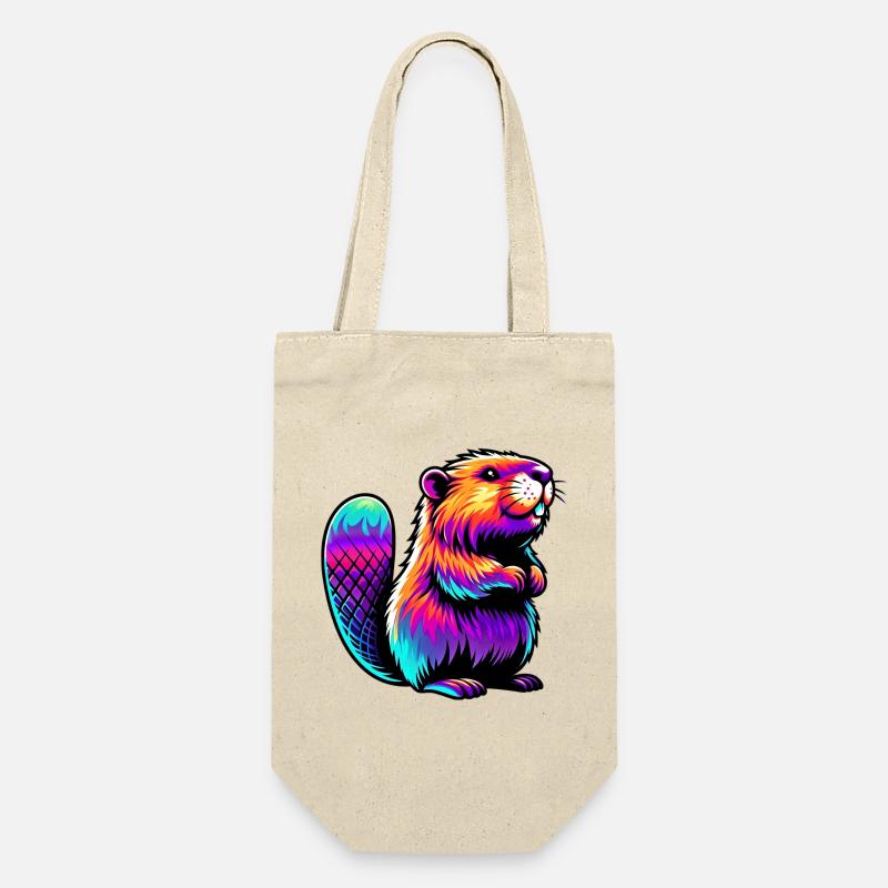 Castor - Sac à bouteille - nature