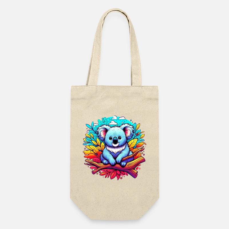 Koala - Geschenkbeutel für Flaschen - Natur
