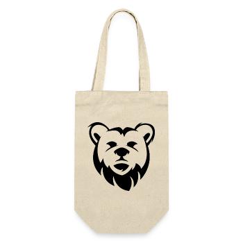 Bear Illustration Comic Cartoon Bears Logo Icon - Gift Bag for Bottles - nature - Front