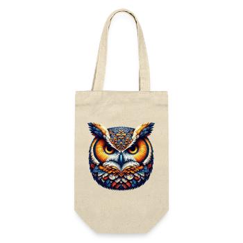 Owl - Gift Bag for Bottles - nature - Front