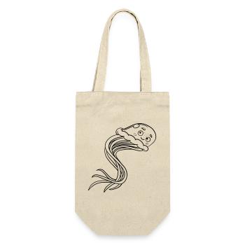 Jellyfish Kawaii coloring page hand-illustrated - Gift Bag for Bottles - nature - Front