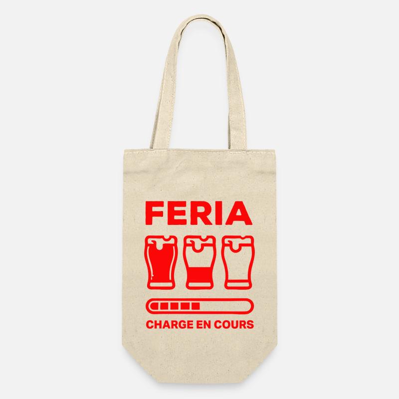 Aperitif feria loading - Gift Bag for Bottles - nature