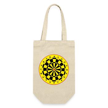 Fléchettes, fléchettes, fléchettes, autocollants, jeu de fléchettes - Sac à bouteille - nature - Devant