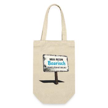 Mia Redn Dialecte bavarois Humour - Sac à bouteille - nature - Devant