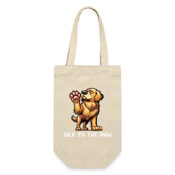 Talk to the Paw Golden Retriever Goldie Goldies - Gift Bag for Bottles - nature - Front
