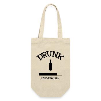 Drunk in Progress - alcohol - Gift Bag for Bottles - nature - Front