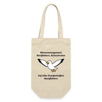 Seagull Management Meme (Bad Management) - Gift Bag for Bottles - nature - Front