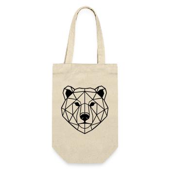 Bear Polygon - Gift Bag for Bottles - nature - Front