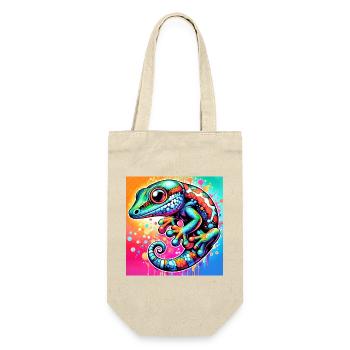 Gecko - Gift Bag for Bottles - nature - Front