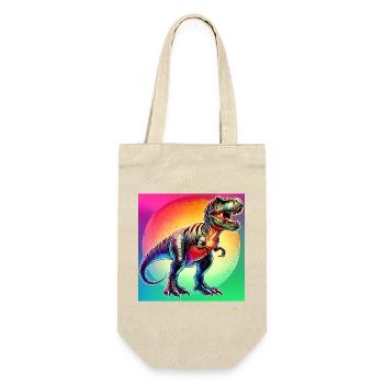 dinosaur - Gift Bag for Bottles - nature - Front