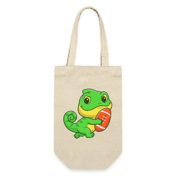 Dino Gridiron Cuteness - Gift Bag for Bottles - nature - Front