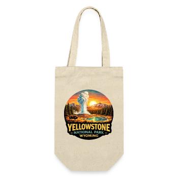 Yellowstone National Park Adventure Nature - Gift Bag for Bottles - nature - Front