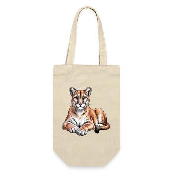 Mountain Lion Animal Lover Wildlife - Gift Bag for Bottles - nature - Front
