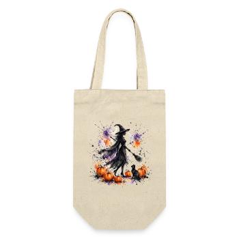Witches - Watercolor Witch - Gift Bag for Bottles - nature - Front