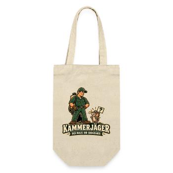 Kammerjäger Endgegner - Geschenkbeutel für Flaschen - Natur - Vorne