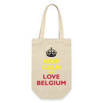 Keep Calm & Love Belgium - Sac à bouteille - nature - Devant