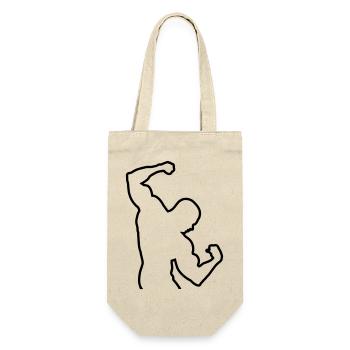 bodybuilding - Gift Bag for Bottles - nature - Front