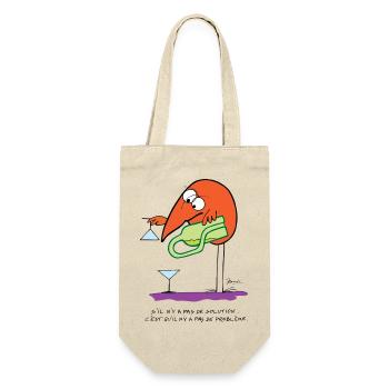 No solution no problem - Gift Bag for Bottles - nature - Front
