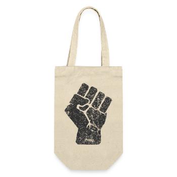 Raised Fist of Solidarity - Gift Bag for Bottles - nature - Front