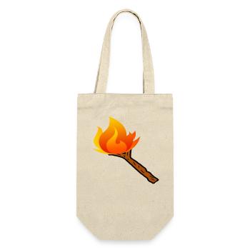 Stock Emote - Geschenkbeutel für Flaschen - Natur - Vorne