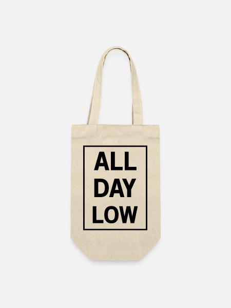 All day low - Geschenkbeutel für Flaschen - Natur