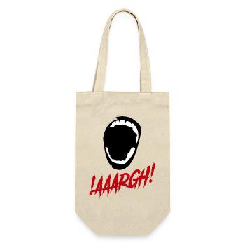 Argh!!! Schreien!!! - Geschenkbeutel für Flaschen - Natur - Vorne