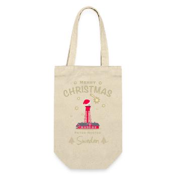 Christmas, Sweden, Pater Noster Lighthouse - Gift Bag for Bottles - nature - Front