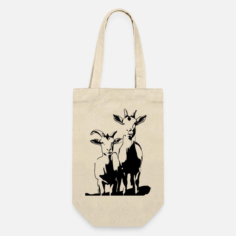 CHÈVRES - Sac à bouteille - nature