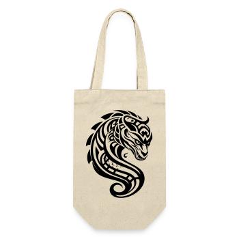Tribal Dragon - Gift Bag for Bottles - nature - Front
