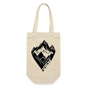 Mountain View [Black] - Gift Bag for Bottles - nature - Front