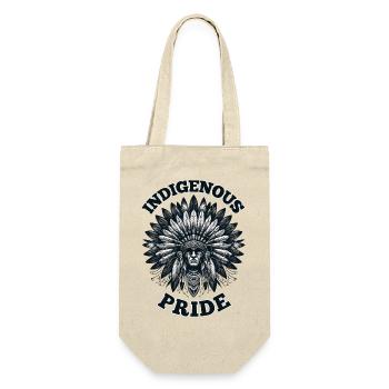 American Indian Indigenous Pride - Gift Bag for Bottles - nature - Front