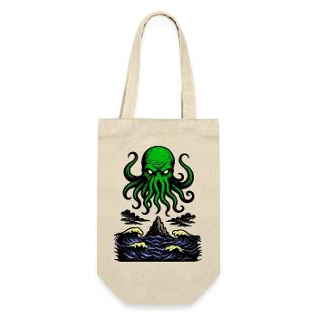 Cthulhu Rétro 2 - Sac à bouteille - nature - Devant