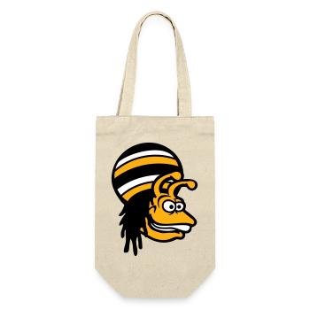 snail reggae music rasta hair hat Jamaica - Gift Bag for Bottles - nature - Front