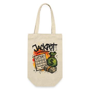 Graffiti Art Jackpot Lottery - Gift Bag for Bottles - nature - Front