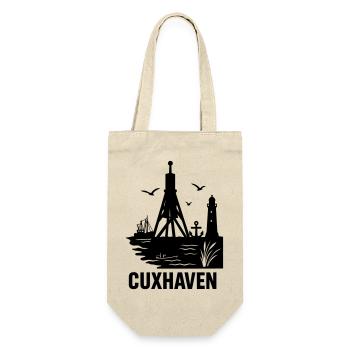 cuxhaven nordsee - Geschenkbeutel für Flaschen - Natur - Vorne