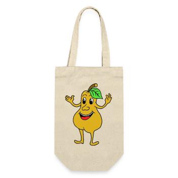 Funny pear - Gift Bag for Bottles - nature - Front