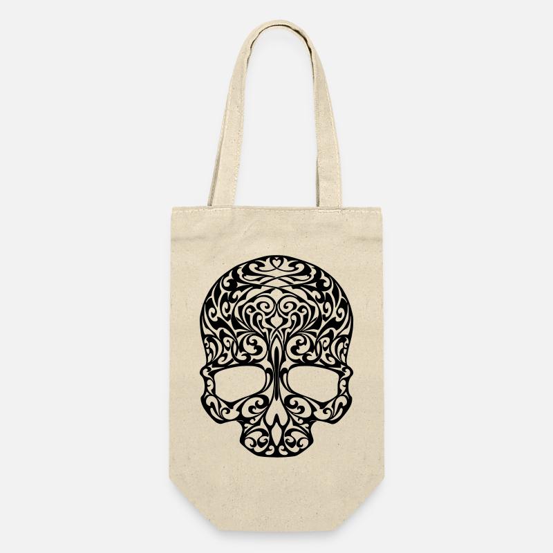 skull tribal - Sac à bouteille - nature
